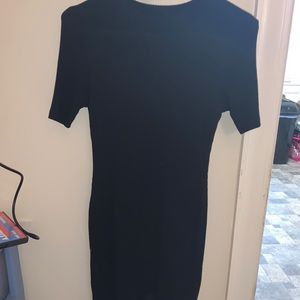 Black cocktail dress
